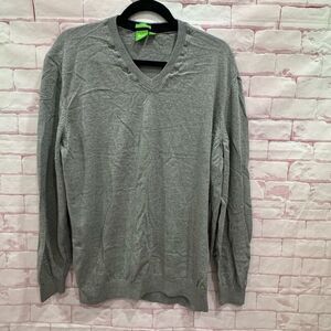 Boss‎ Hugo boss men’s grey sweater wool water repellent size XXL